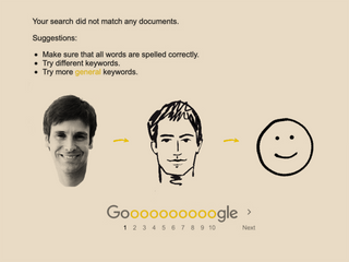 Three faces, left to right: a detailed photo of a White man, an illustrative sketch, and a smiley face.